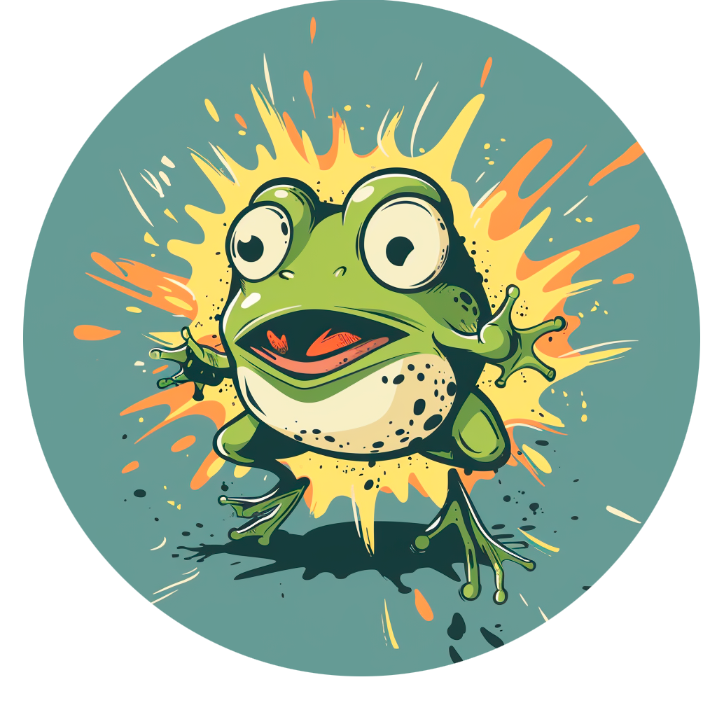 Blowing Frog